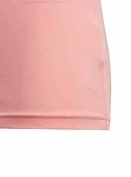 T-Shirt Adidas Trefoil Rosa Para Menina