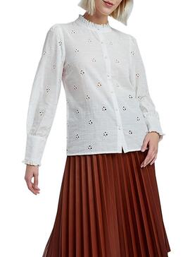 Camisa Naf Naf Menc Branco para mulheres