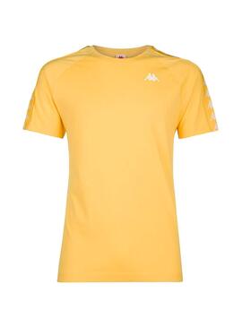 T-Shirt Kappa Coen Slim Amarelo para Homen