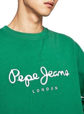 Sweat Pepe Jeans George Verde Homem