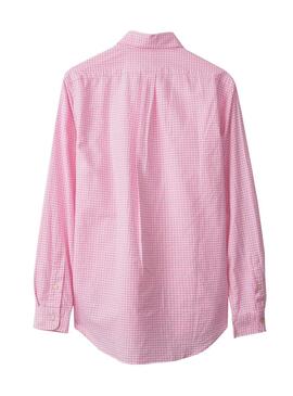 Camisa Polo Ralph Lauren Vichy Rosa para Homens