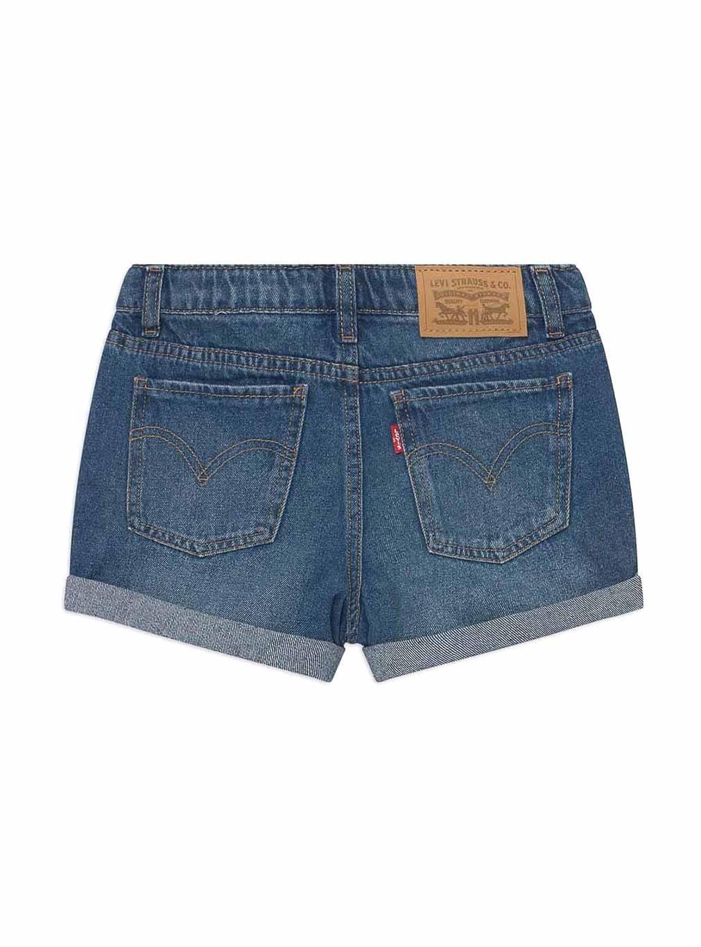 Short Levis Girlfriend Dark para Menina