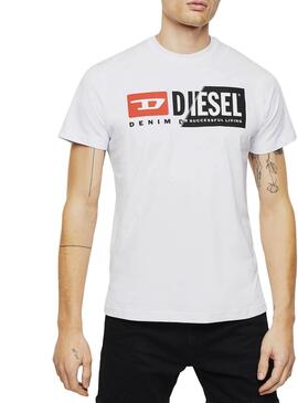 T-Shirt Diesel Diego Branca para mulher e homem