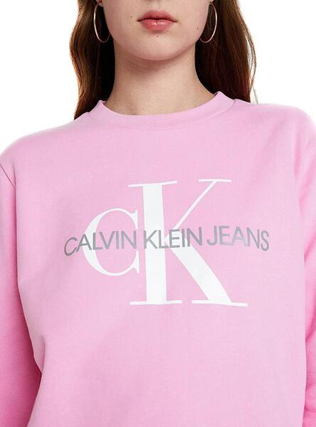 Calvin Klein Jeans MICRO MONOGRAM TOP Rosa - Entrega gratuita