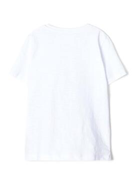 T-Shirt Name It Fagiolo Branco para Menino