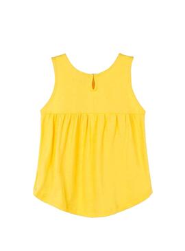 T-Shirt Mayoral Embroidery Amarelo para Menina