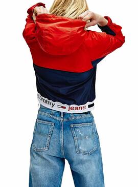 Blusão Tommy Jeans Colorblock Logo Mulher