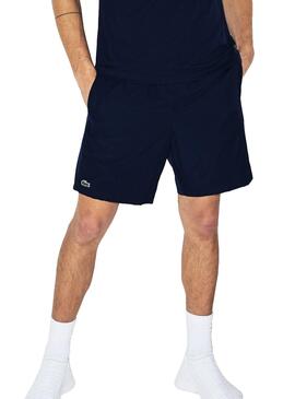Short Lacoste Tenis Azul Marinho para Homem