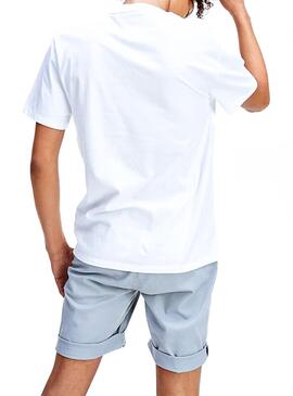 T-Shirt Tommy Jeans bordado Branco