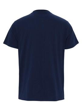 T-Shirt Tommy Jeans Arched Azul para Homem