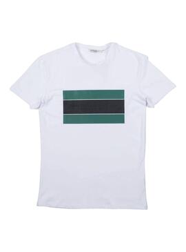 T-Shirt Antony Morato Branco Quadrado para  Homem