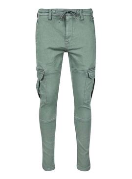 Pantalon Pepe Jeans Jones Verde para Homem