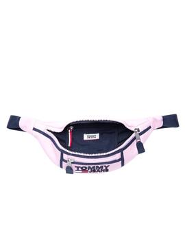 Bumbag Tommy Jeans Heritage rosa