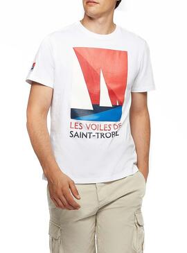 T-Shirt North Sails Saint Tropez Branco Homem