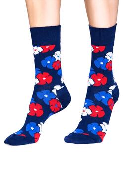 meias Happy Socks Kimono Azul