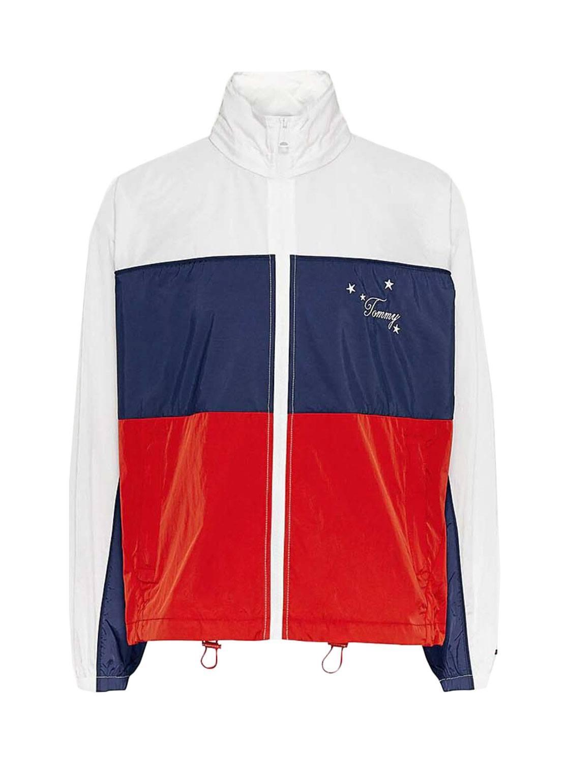 Parka Tommy Jeans Colorblock para Mulher