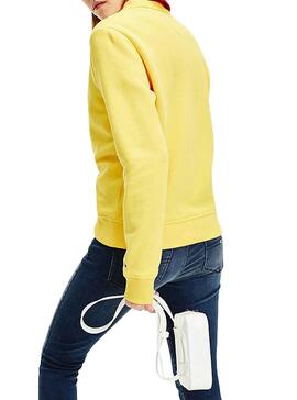 Sweat Tommy Jeans Frutas Amarelo para Mulher