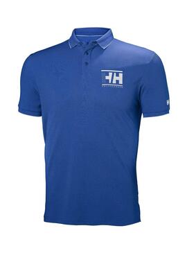 Pólo Helly Hansen que compete homens azuis