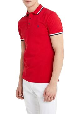 Polo Polo Ralph Lauren Sleeve Knit Vermelho Homem