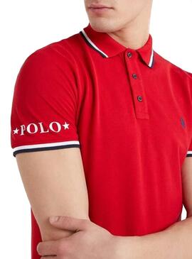 Polo Polo Ralph Lauren Sleeve Knit Vermelho Homem