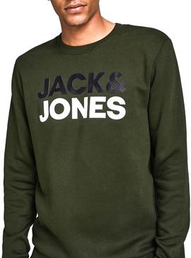 Sweat Jack & Jones Sports Verde para Homem
