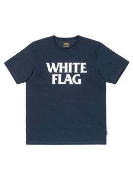 T- Shirt Carhartt White Flag Azul Marinho 