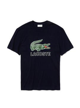T-Shirt Lacoste TH6386 Preta Homem 