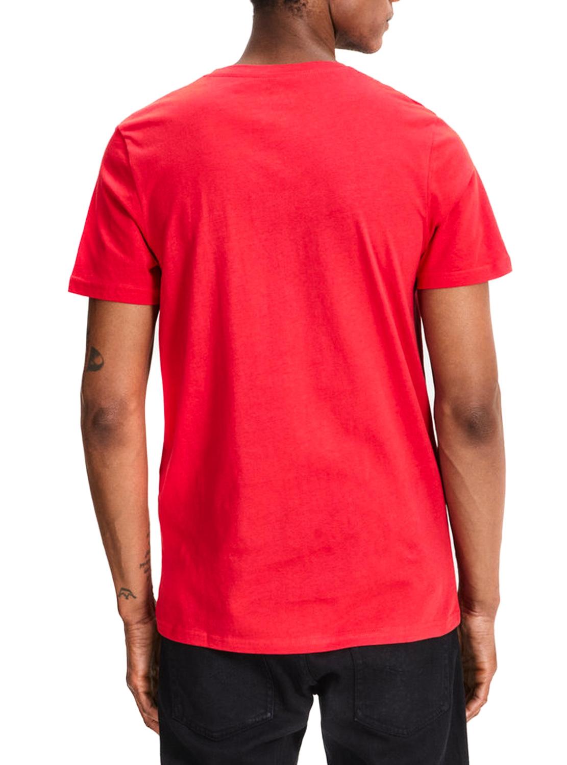 T- Shirt Jack and Jones Jorlips Vermelho