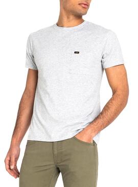 T-Shirt Lee Ultimate Pocket Cinzento Homem 