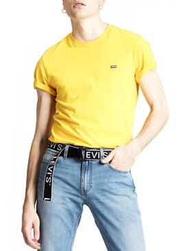 T-Shirt Levis Icon Homem Amarelo