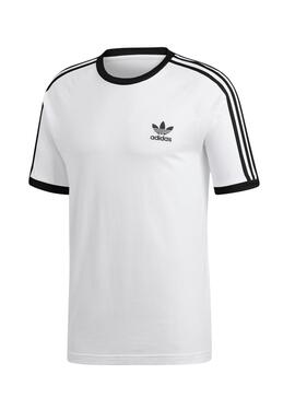 T-Shirt Adidas 3 Stripes Brancos Homens 