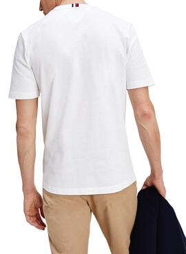 T-Shirt Tommy Hilfiger Icon Coin Branco Homem