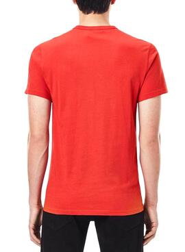 T-Shirt G-Star Raw Compact Vermelho para Homem