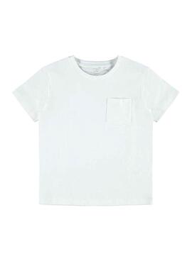 T-Shirt Name It Somic Branco para Menino