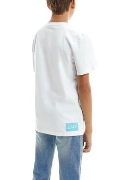 T-Shirt Calvin Klein Institucional Branco Menino