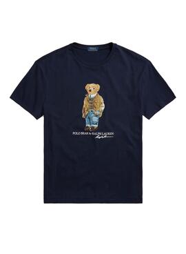 T-Shirt Polo Ralph Lauren Bear Azul Marinho para Homem