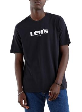 T-Shirt Levis Relaxed Tee Preto para Homem