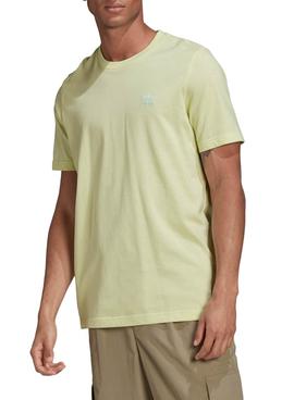 T-Shirt Adidas Loungewear Amarelo para Homem