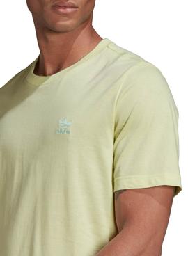 T-Shirt Adidas Loungewear Amarelo para Homem