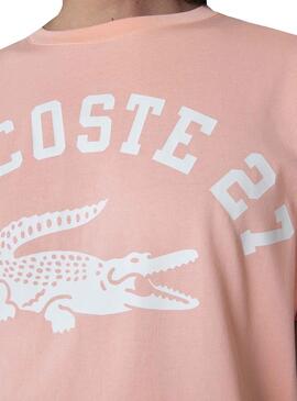 T-Shirt Lacoste 27 Rosa para Homem