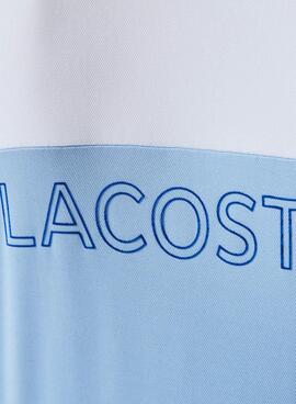 Polo Lacoste Sport Piqué Block Azul para Homem