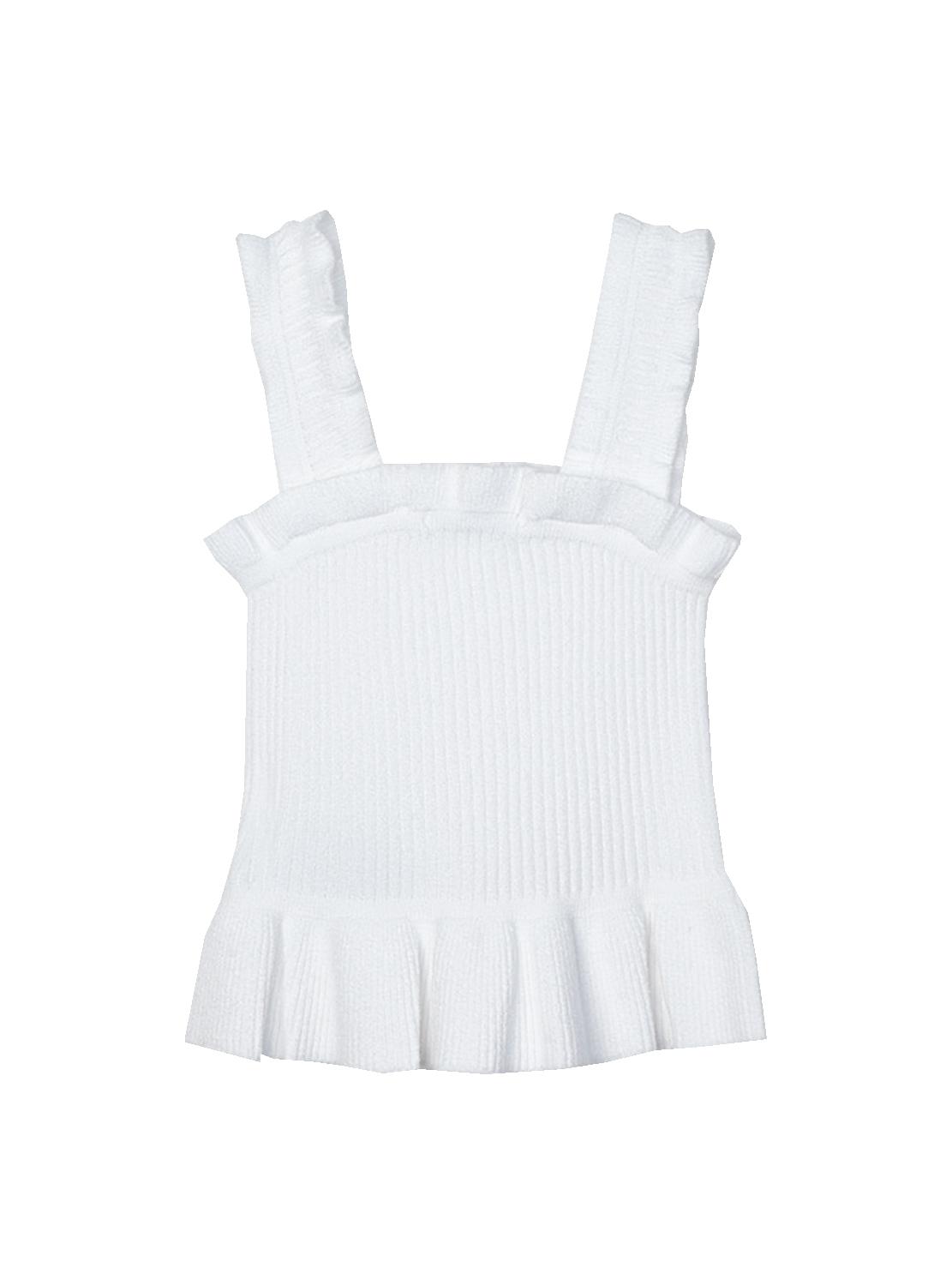 Top Mayoral Canalé Ecofriends Branco para Menina