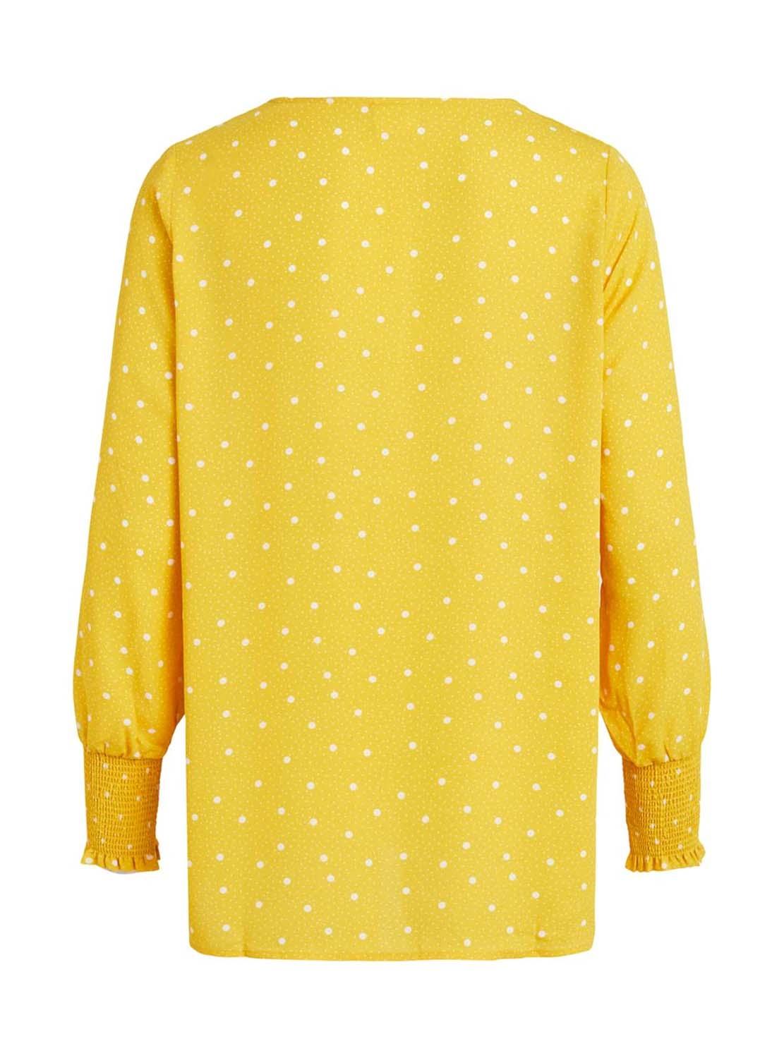 Camisa Vila Vidotties Amarelo para Mulher