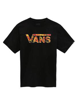 T-Shirt Vans Classic Logo Preto para Menino