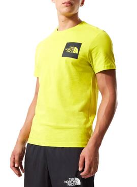 T-Shirt The North Face Fine Tee Amarelo Homem