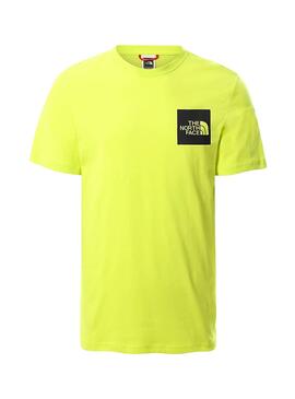 T-Shirt The North Face Fine Tee Amarelo Homem