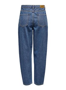 Jeans Only Liva Slouchy Azul para Mulher