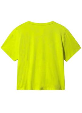 T-Shirt The North Face Cropped Fino Verde Mulher