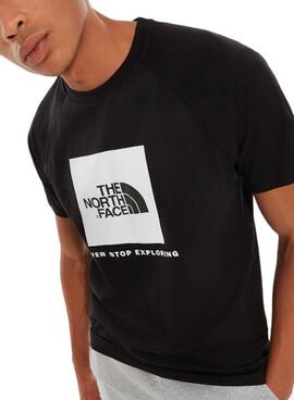 T-Shirt The North Face Redbox Preto para Homem