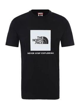 T-Shirt The North Face Redbox Preto para Homem